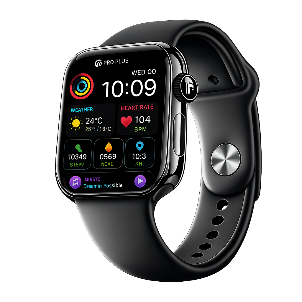 PRO PLUS Watch Series X GPS 49mm Jet Black Aluminium Case with Midnight Sport Band