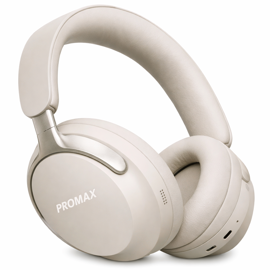 PROMAX Active Noise Cancelling Headphones with Alexa Voice Control | 40H Battery Life | Premium Sound Quality | Free ANC Earbuds Included