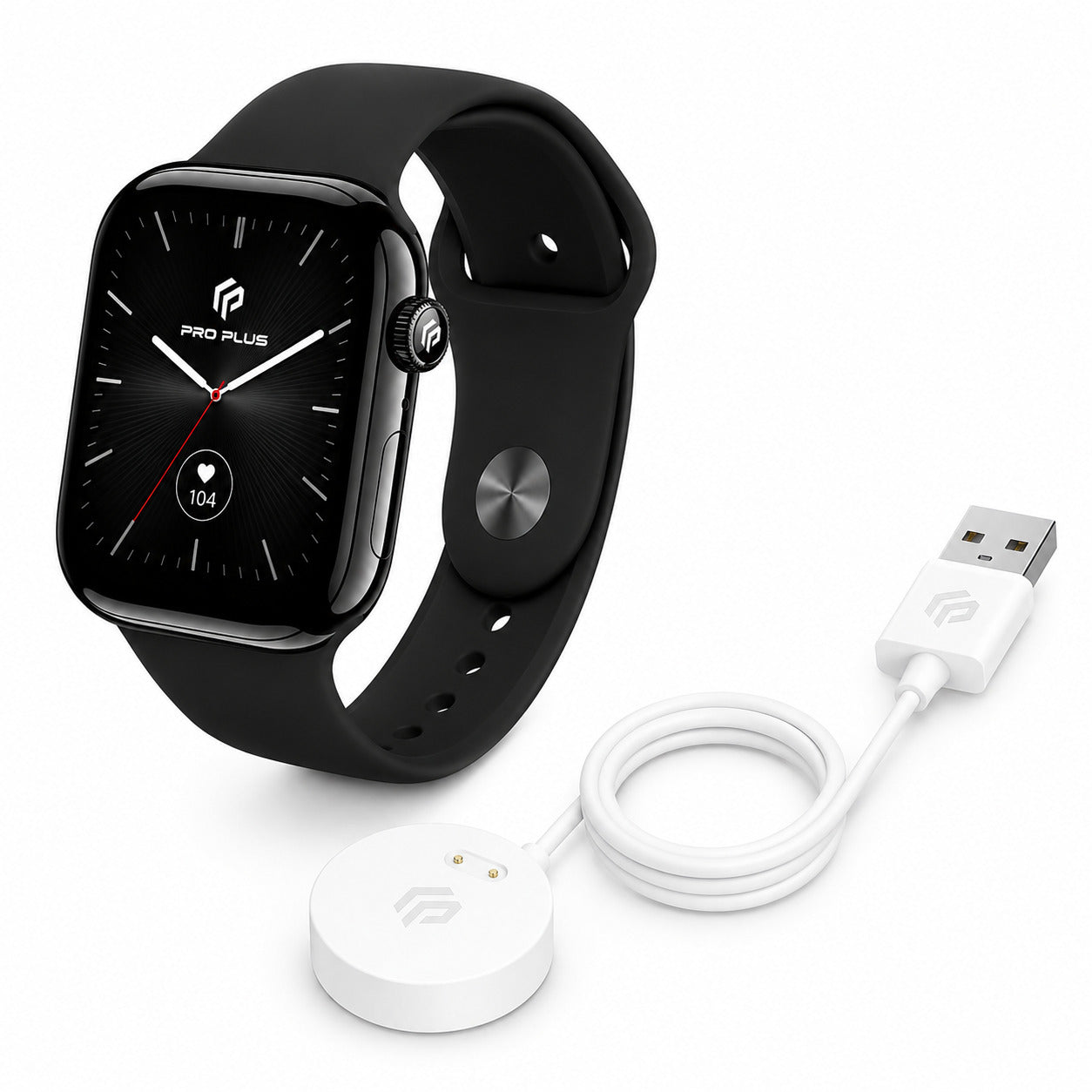 PRO PLUS Watch Series X GPS 49mm Jet Black Aluminium Case with Midnight Sport Band