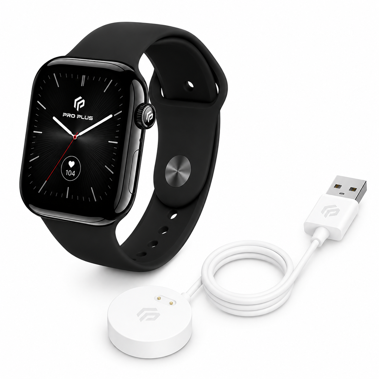 PRO PLUS Watch Series X GPS 49mm Jet Black Aluminium Case with Midnight Sport Band