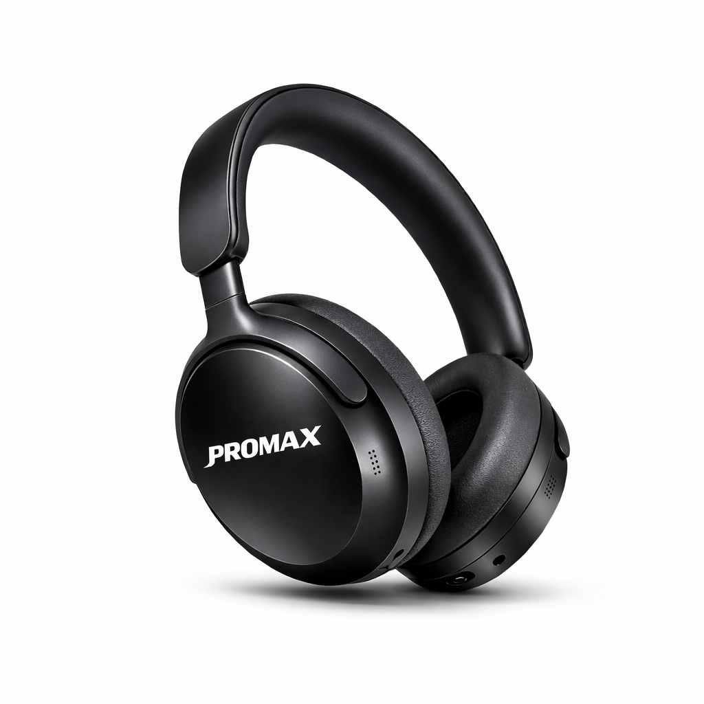 PROMAX Active Noise Cancelling Headphones with Alexa Voice Control | 40H Battery Life | Premium Sound Quality | Free ANC Earbuds Included