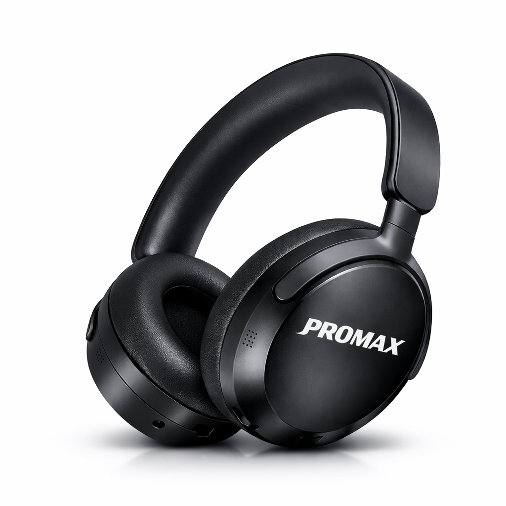PROMAX Active Noise Cancelling Headphones with Alexa Voice Control | 40H Battery Life | Premium Sound Quality | Free ANC Earbuds Included