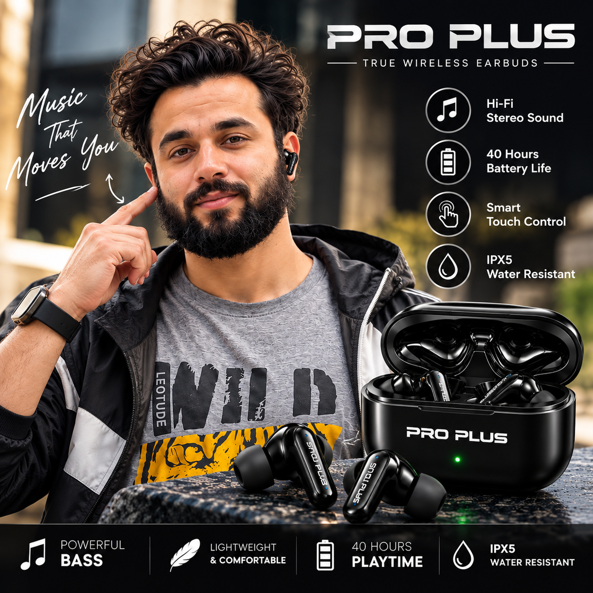 PRO PLUS AirBuds 181 Pro — True Wireless Stereo