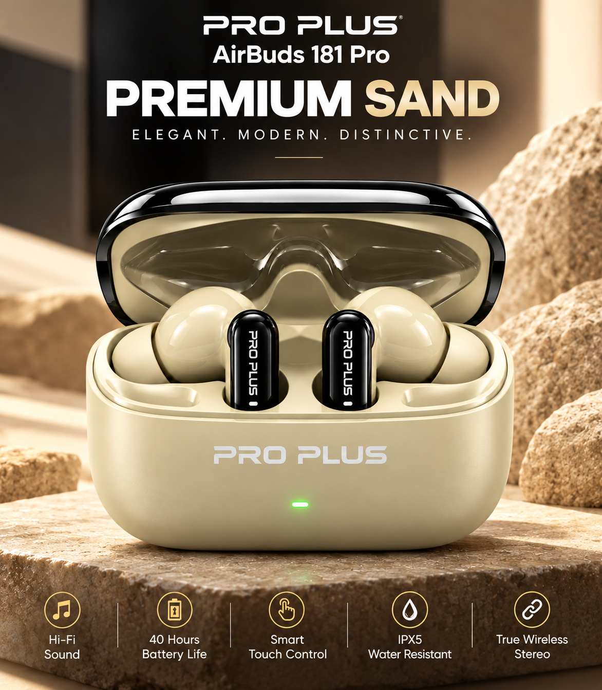 PRO PLUS AirBuds 181 Pro — True Wireless Stereo